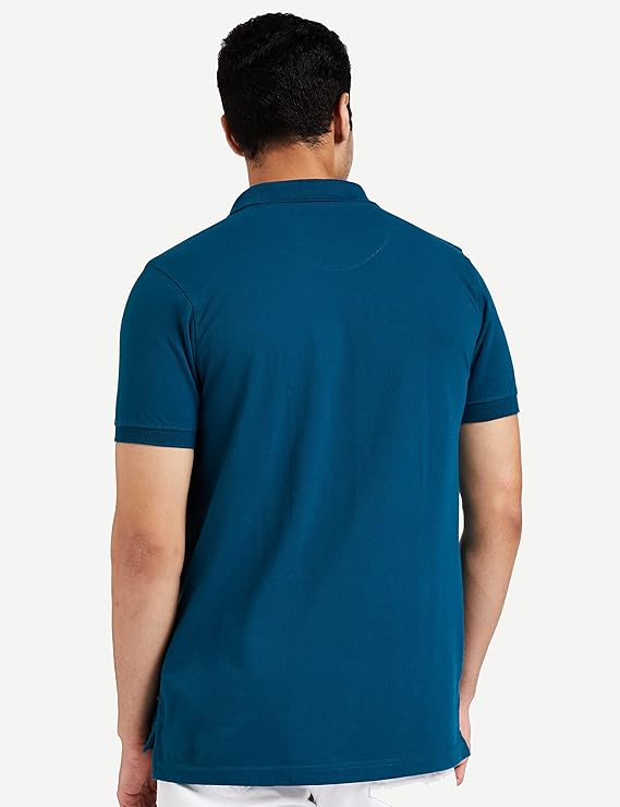 Styleforge Brand - Symbol Men's Cotton Rich Solid Polo Tshirt | Collar Tshirts | Half Sleeves | Plain-Regular Fit (Available in Plus Sizes) - Image 2